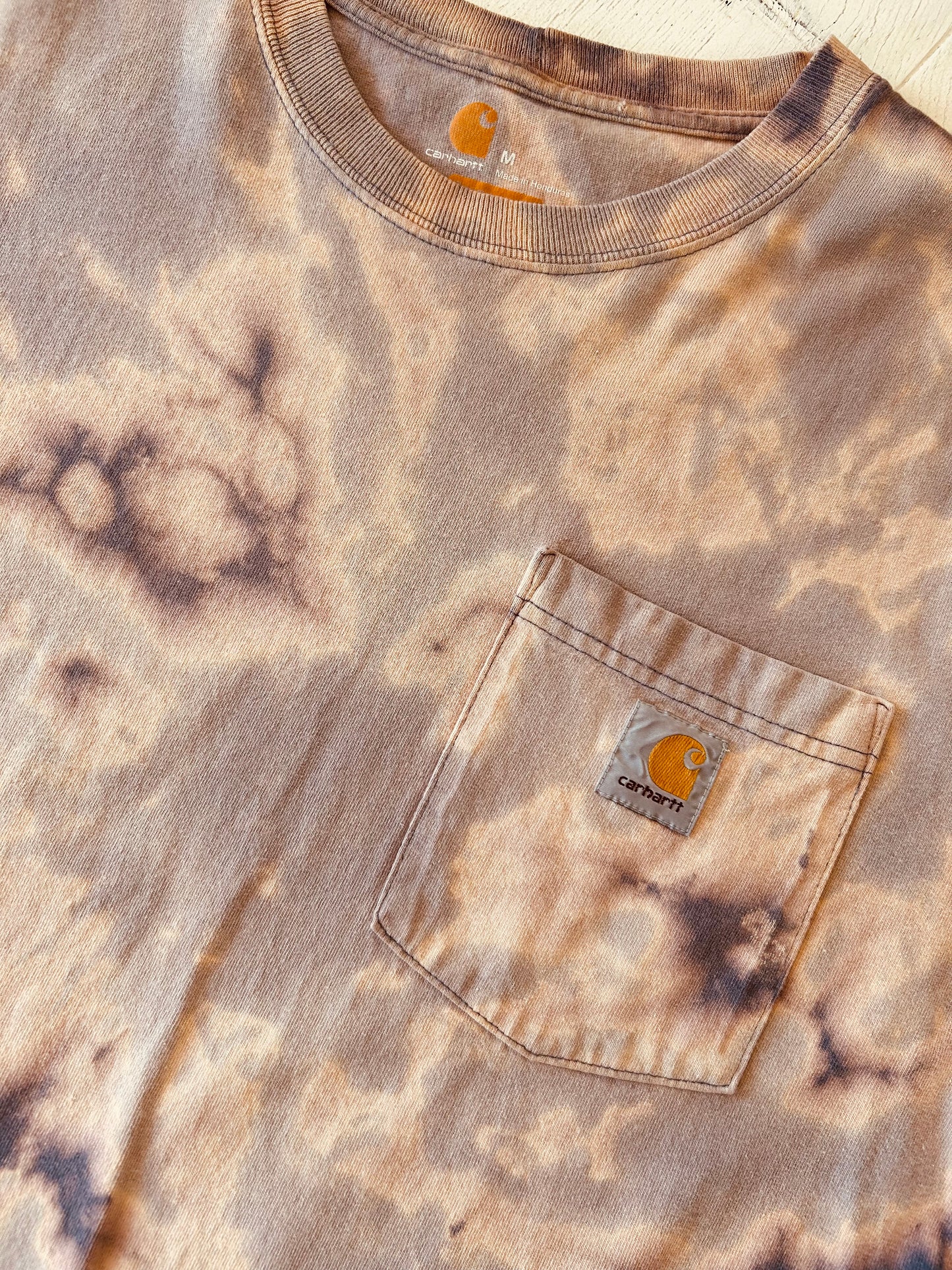 Bleach Dyed Carhartt Tee