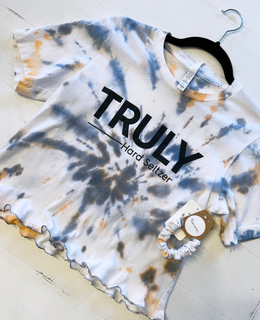 Truly Hard Seltzer Tee + Scrunchie