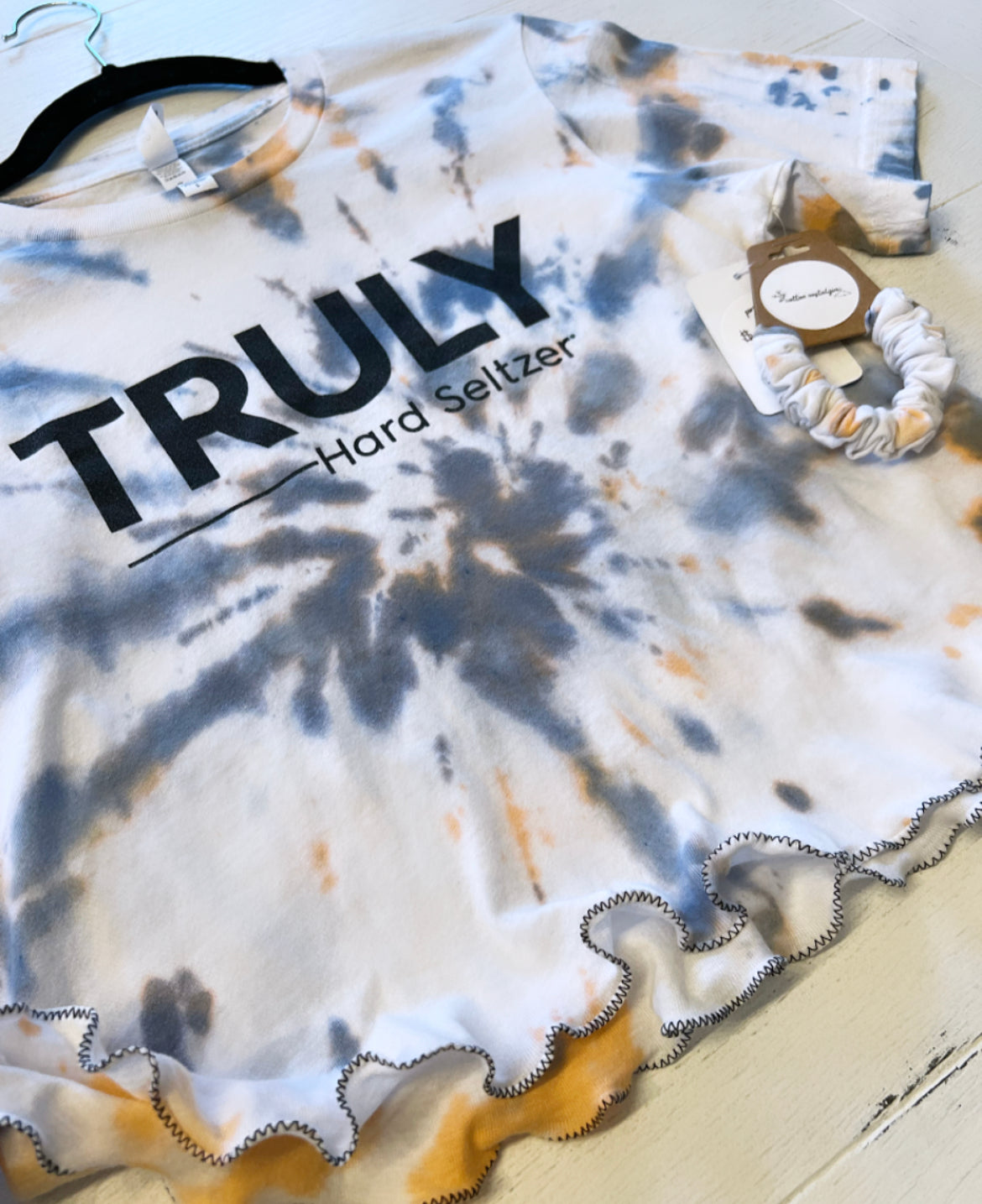 Truly Hard Seltzer Tee + Scrunchie