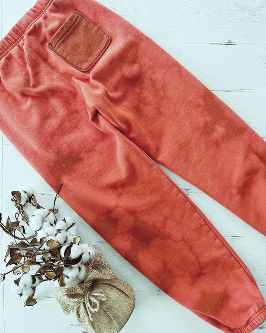 Coral Champion Reverse Weave Sweatpants